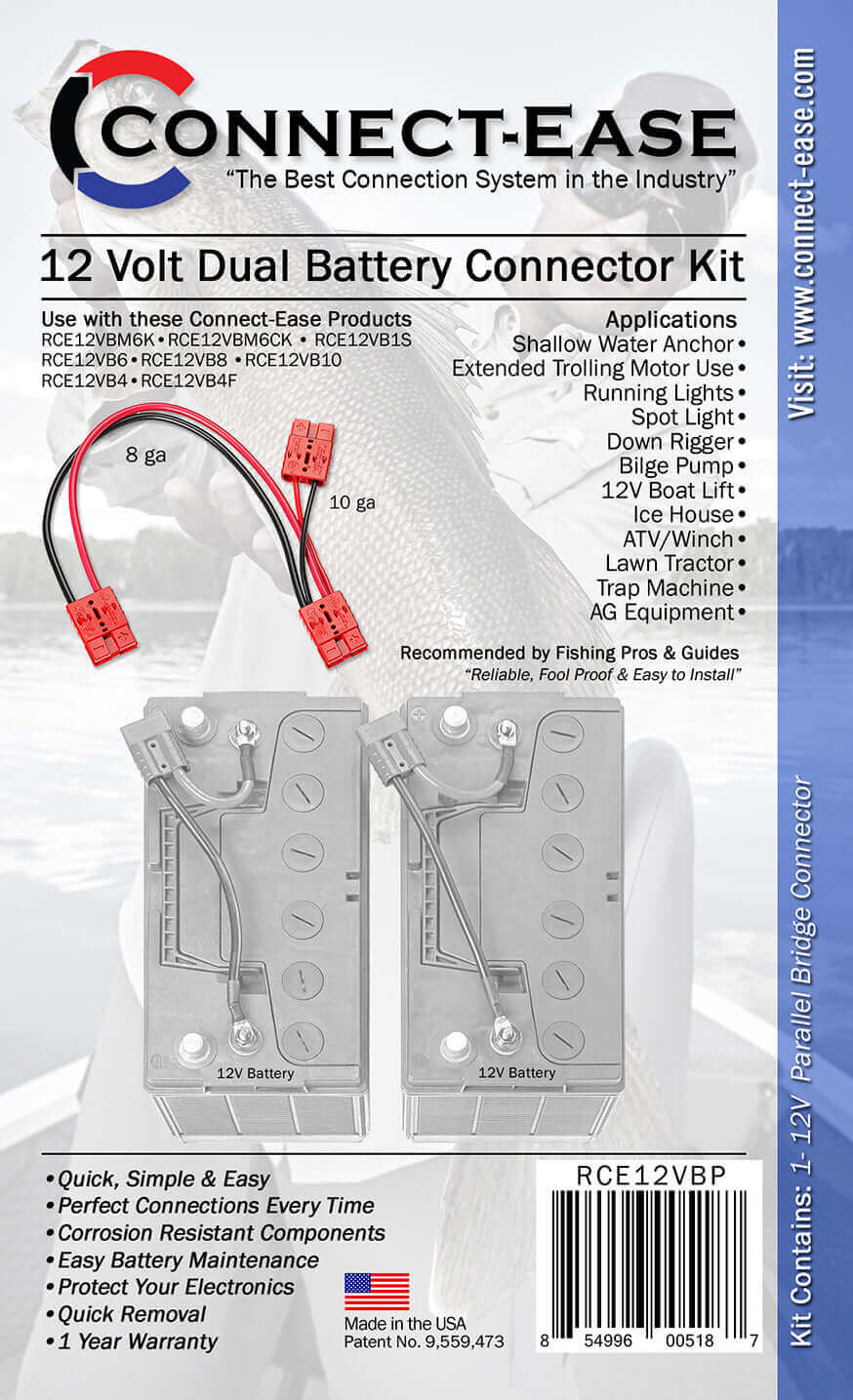 12 Volt Parallel Battery Connector (RCE12VBP) Lithium Compatible - Image 3