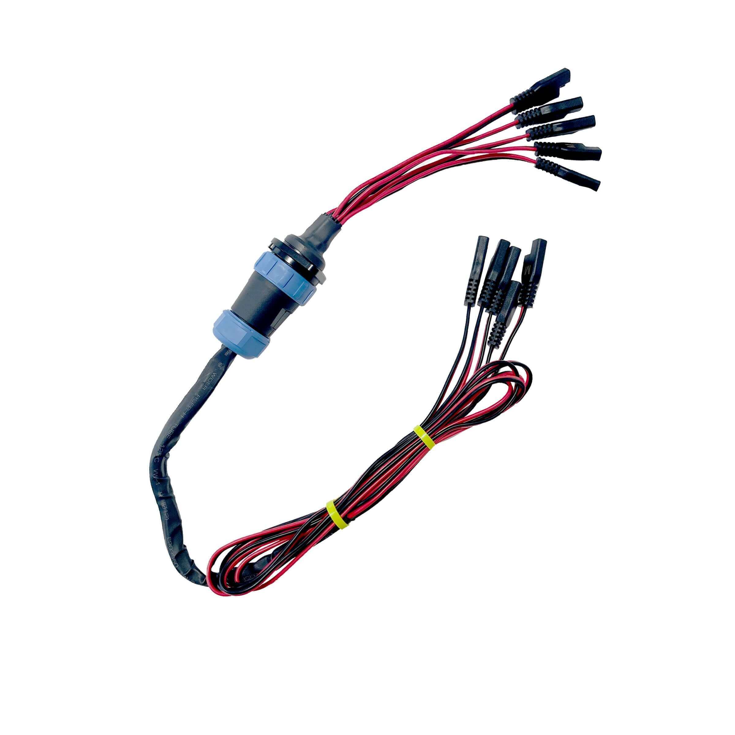 5 Circuit Heavy Duty, Waterproof, Quick Disconnect Kit - Panel Mount and Harness (YP-QD5) - Image 5