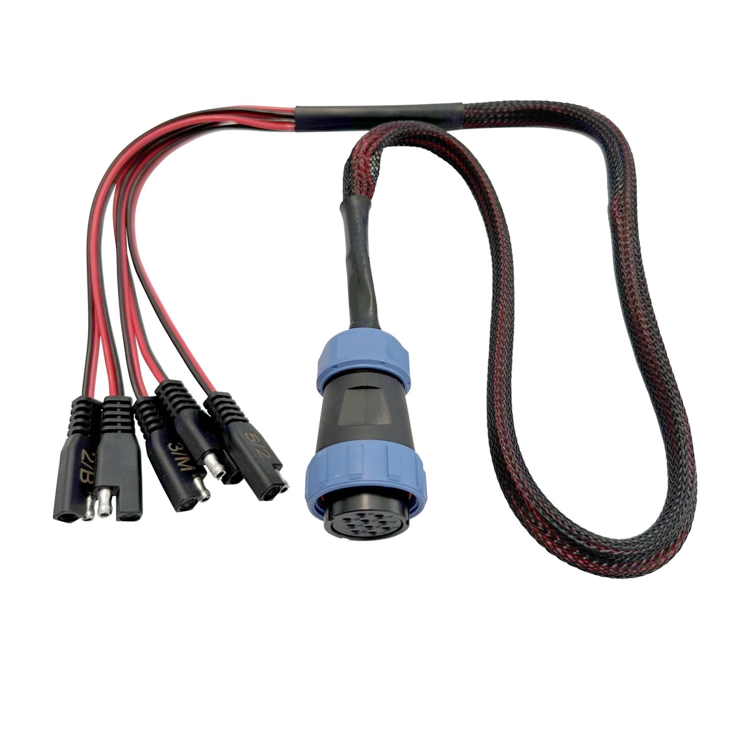 5 Circuit Heavy Duty, Waterproof, Quick Disconnect Kit - Panel Mount and Harness (YP-QD5) - Image 8