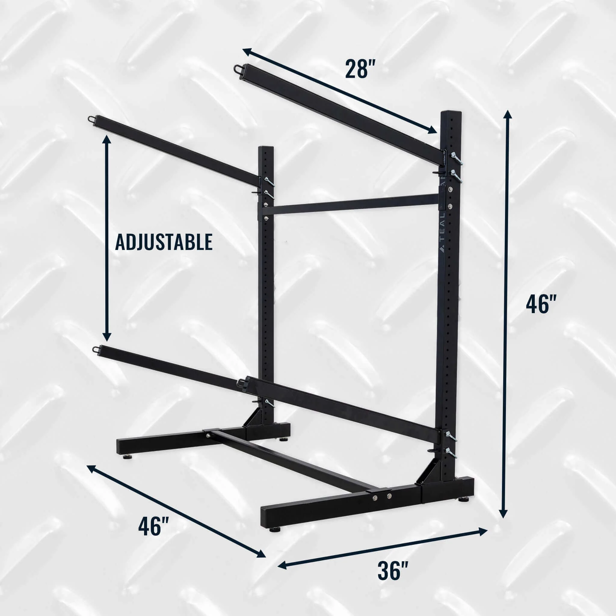G-Watersport 2 Kayak & Canoe Rack | 2 Levels | Black - Image 6