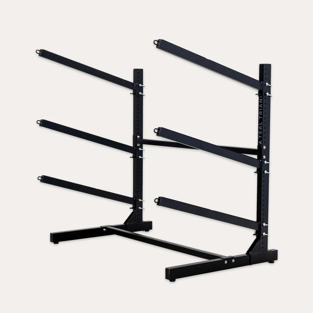 G-Watersport 3 Kayak & Canoe Rack | 3 Levels | Black - Image 5
