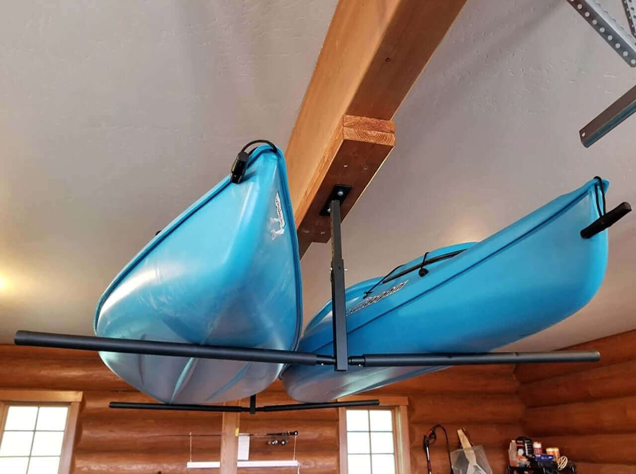 Hi-Port 2 | Kayak Adjustable Ceiling Storage Rack | Double | Holds 150 lbs - Image 4