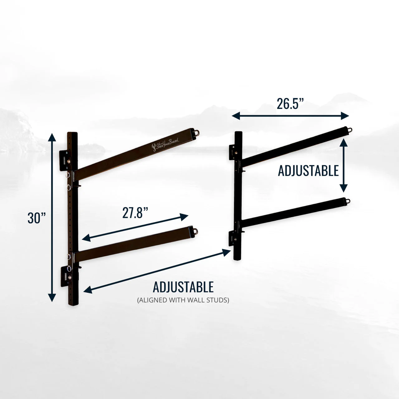 Shenandoah Kayak Rack | Outdoor Adjustable Storage | 2 Levels - Image 7