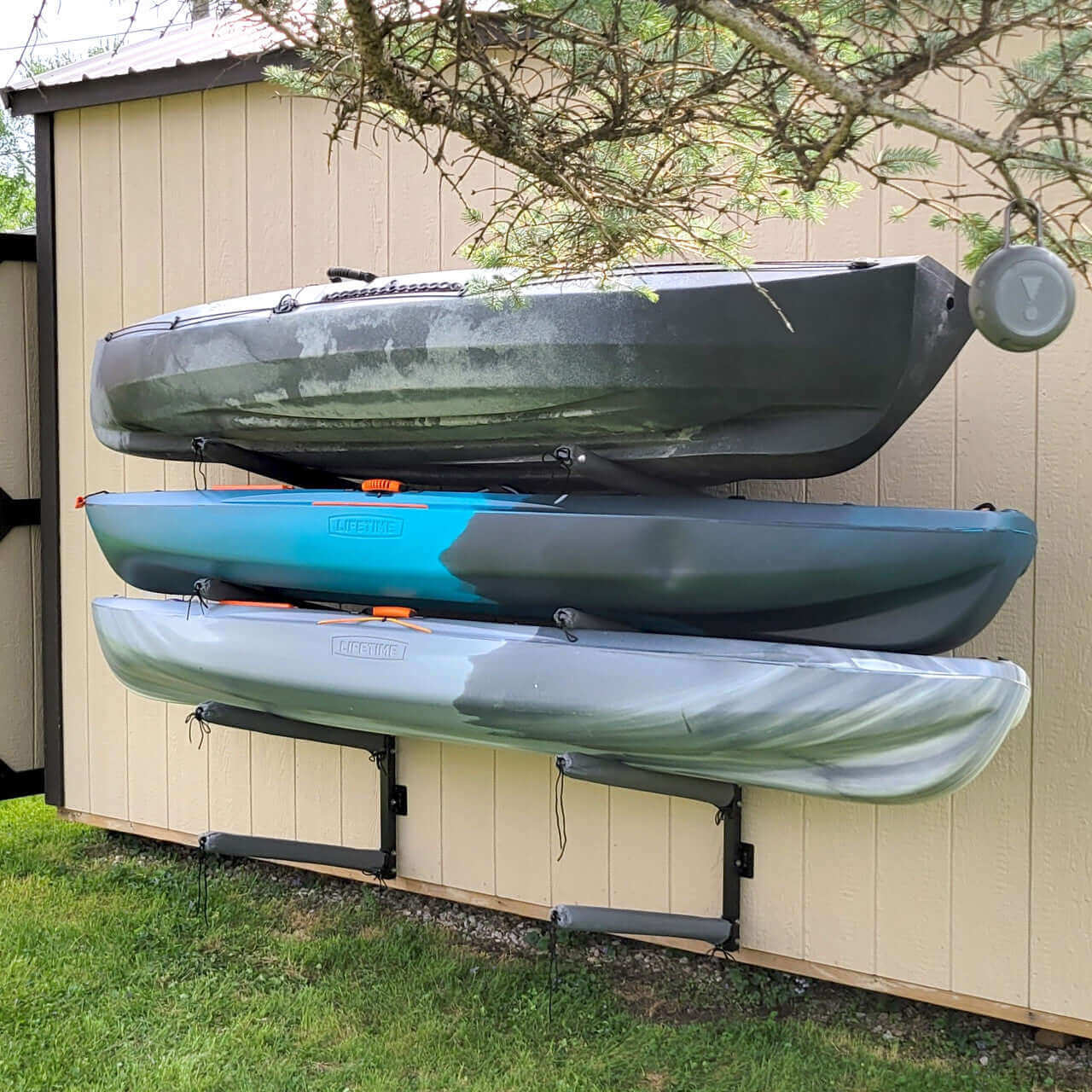 Shenandoah Kayak Rack | Outdoor Adjustable Storage | 4 Levels - Image 3