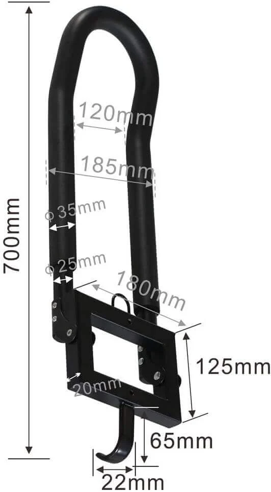 Beluga Wall Rack (Folding) - Image 4