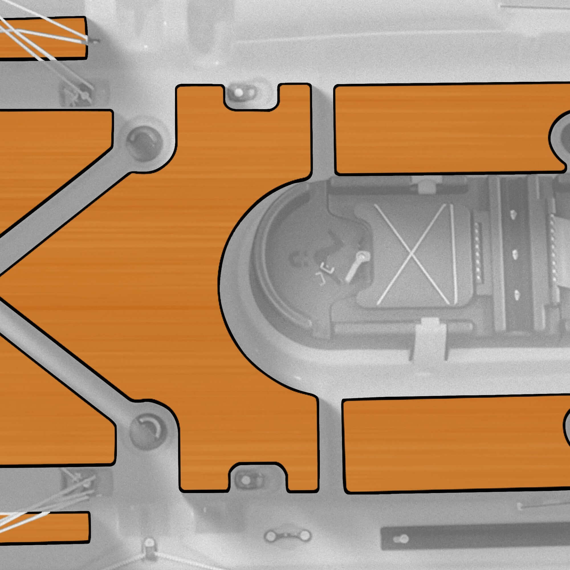Sea Ghost 110 Premium Deck Padding - Image 10