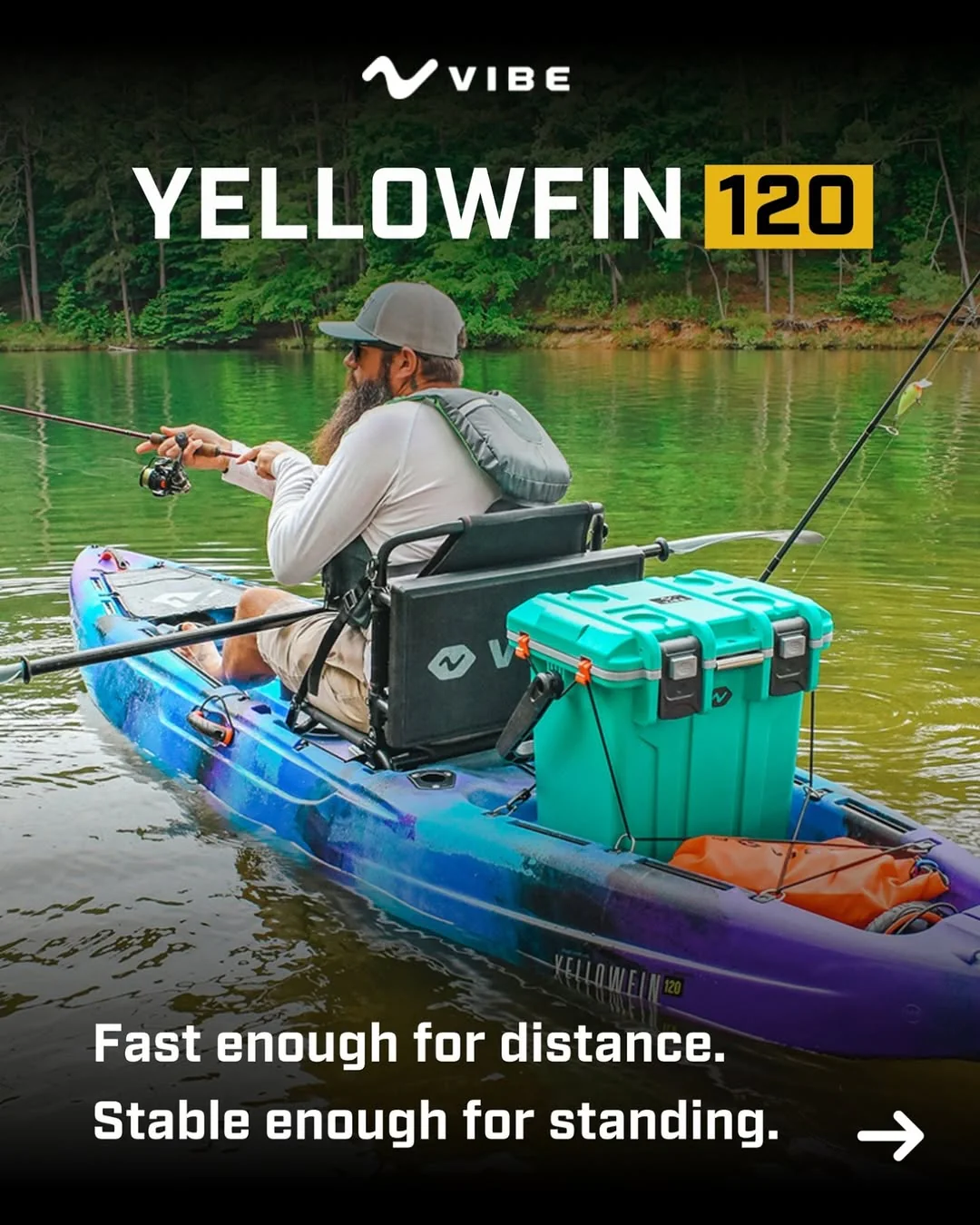 Yellowfin 120 - Transport & Paddle Ready Bundle - Image 9