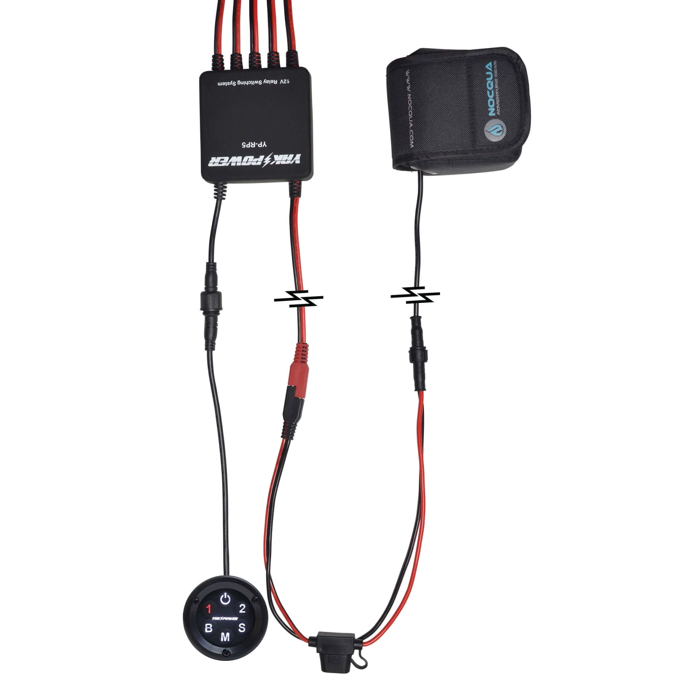 YP-BTP12N 12” Battery Terminal Connector with SAE to NOCQUA Connector - Image 2