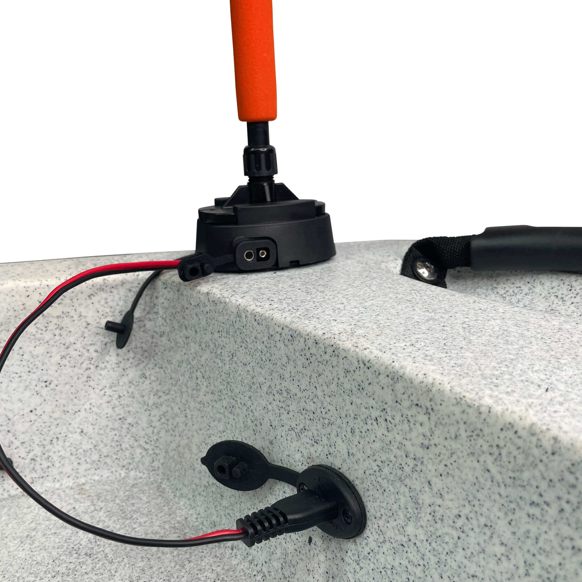 YP-LR360-PRO Lightning Rod - NEW & IMPROVED Threaded Power Connectors - Extendable Powered 360 Degree Safety Light, Flag, and Optional Accessory Mount - Image 5