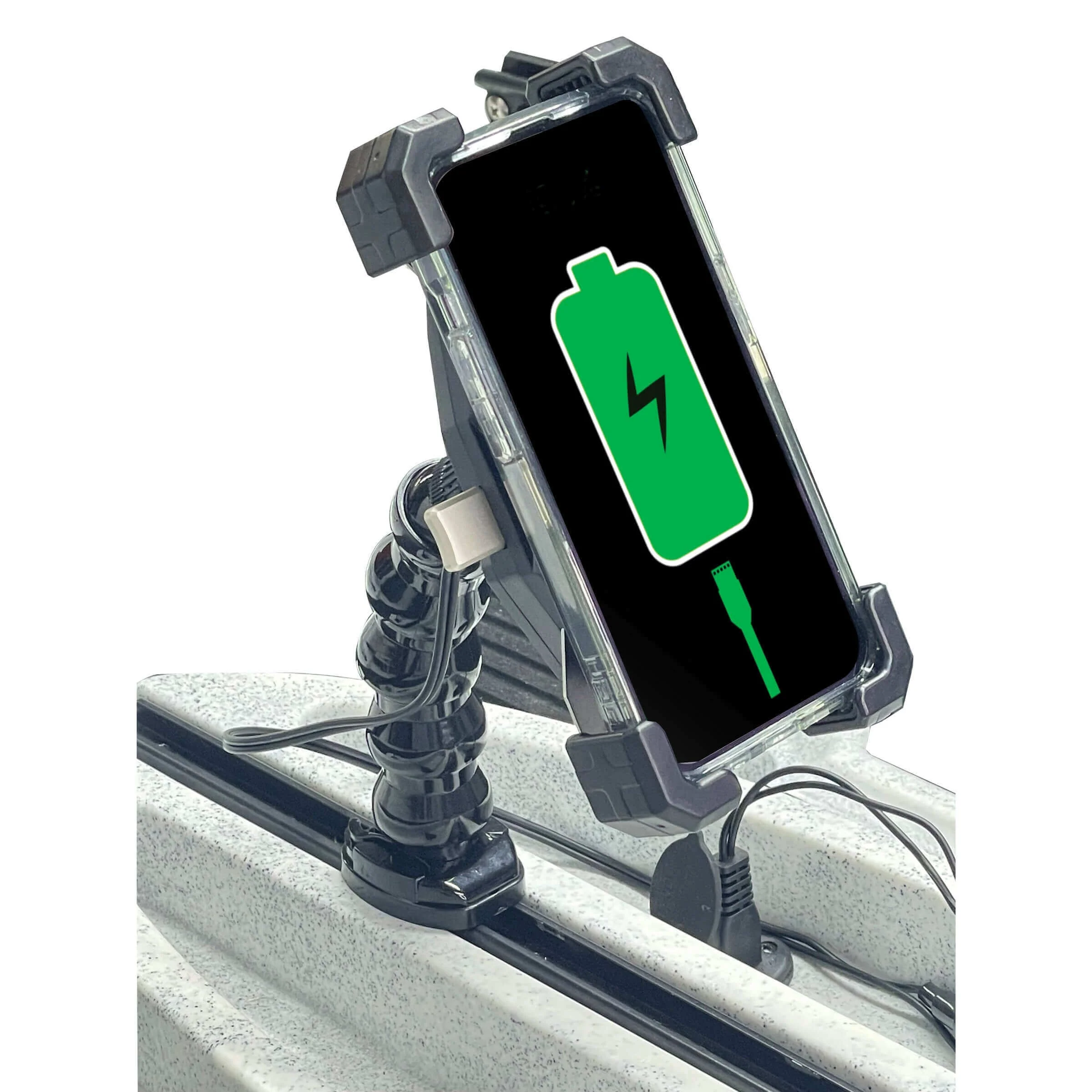 YP-MPWC 12 Volt Mobile Phone Wireless Fast Charger (15W) | One Hand Operation | 360 Degree Adjustable Gooseneck Action Mount - Image 9